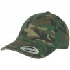 YP Low Profile Camo Washed Cap Woodland 3
