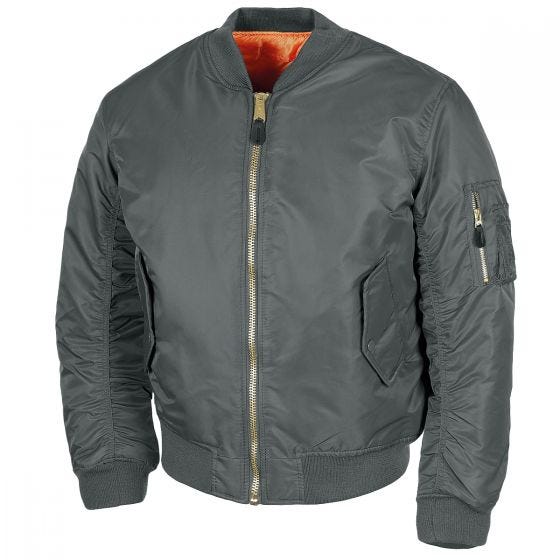 MFH US MA1 Flight Jacket Urban Grey