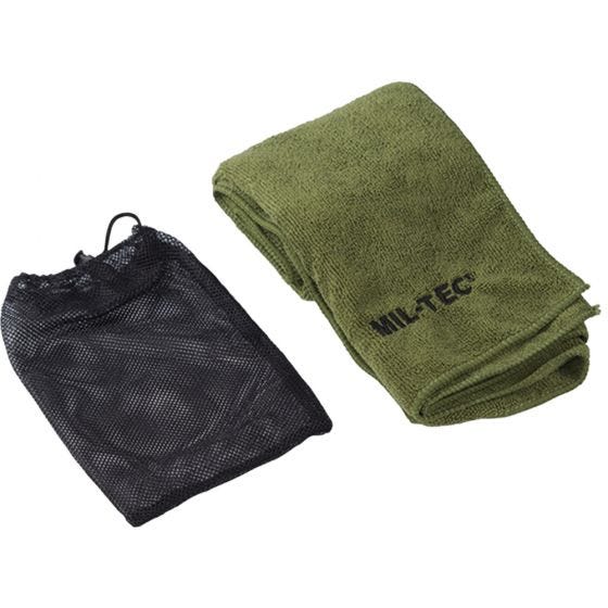 Mil-Tec Microfiber Towel 80cm x 40cm Olive
