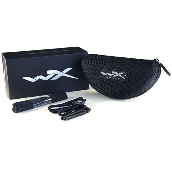 Wiley X WX Nash Glasses - Polarized Smoke Grey Lens / Matte Black Frame