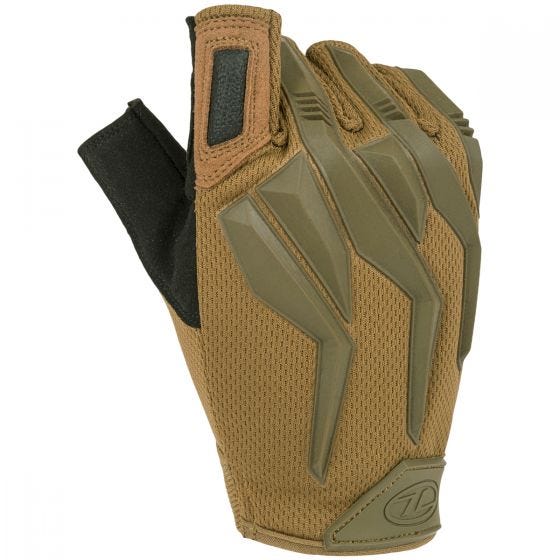 Highlander Raptor Fingerless Gloves Coyote Tan