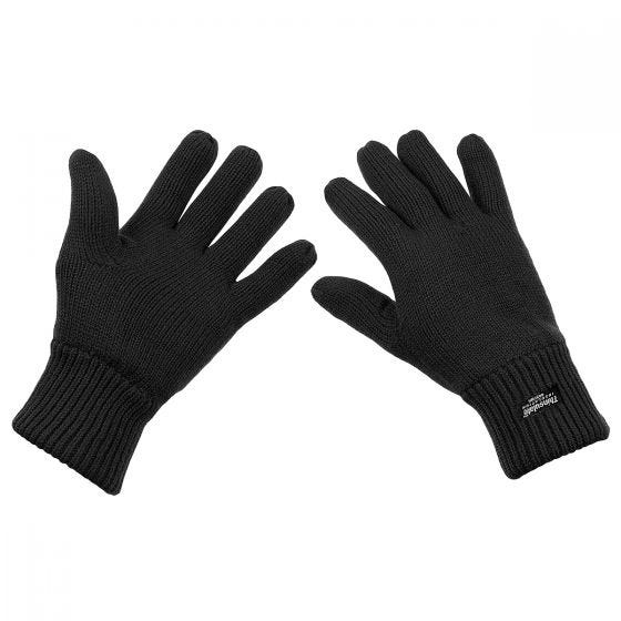 MFH Knitted Gloves 3M Thinsulate Black