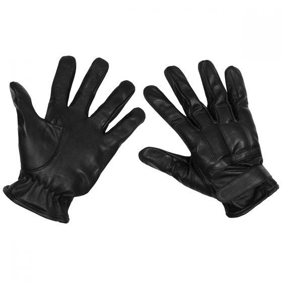 MFH Leather Gloves Black