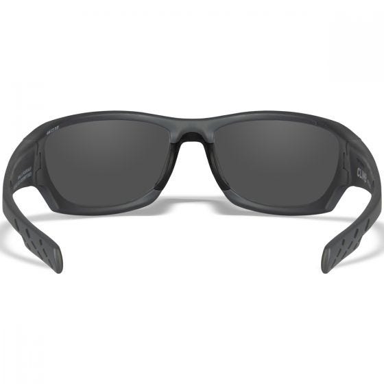 Wiley X WX Climb Glasses - Captivate Polarized Blue Mirror Lenses / Matte Grey Frame