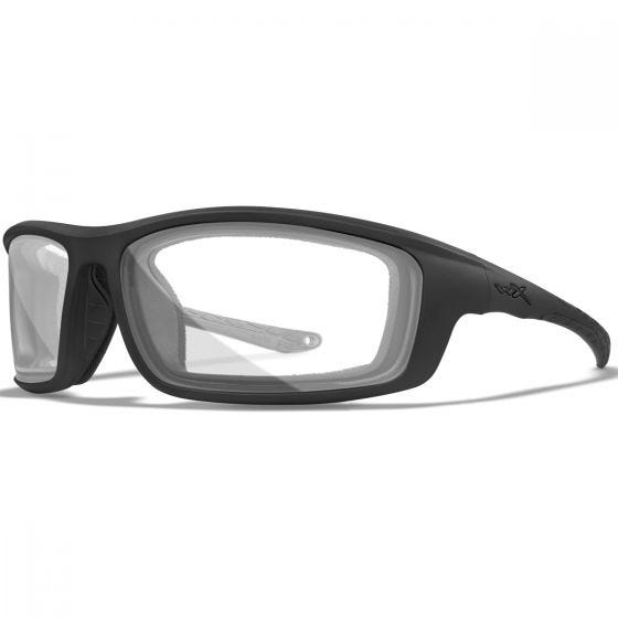 Wiley X WX Grid Glasses - Clear Lenses / Matte Black Frame