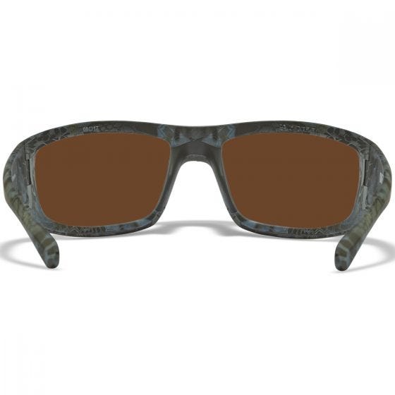 Wiley X WX Omega Glasses - Captivate Polarized Green Mirror Lens / Kryptek Neptune Frame