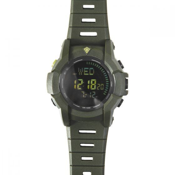 First Tactical Canyon Digital Compass Watch OD Green