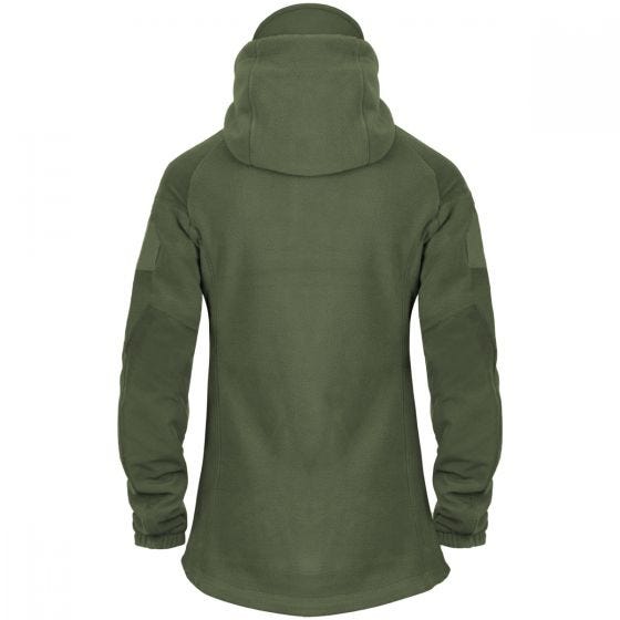 Helikon Womens Cumulus Heavy Fleece Jacket Taiga Green