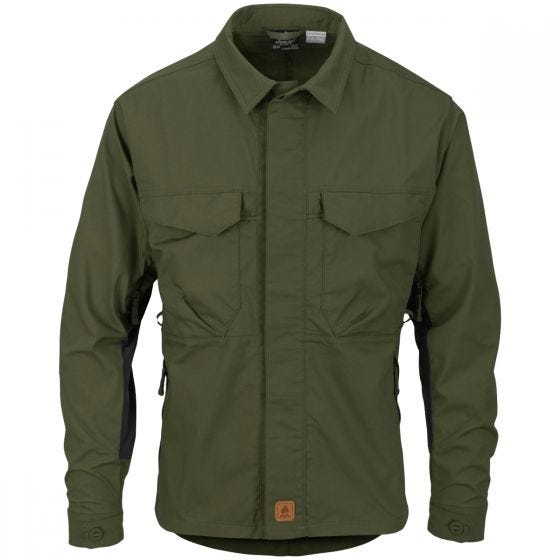 Helikon Woodsman Shirt Taiga Green / Black