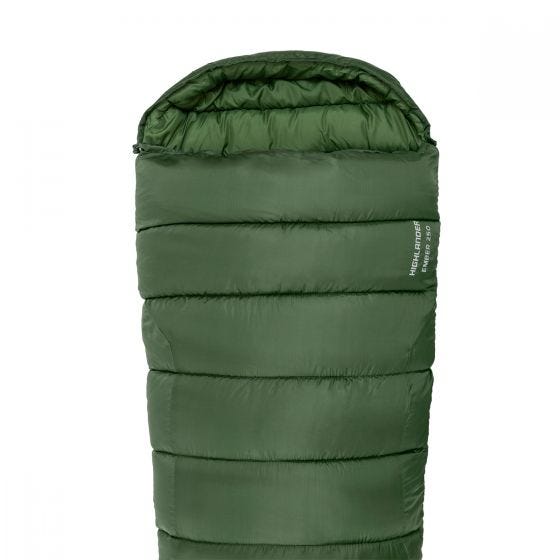 Highlander Phoenix Ember 250 Mummy Sleeping Bag Olive Green