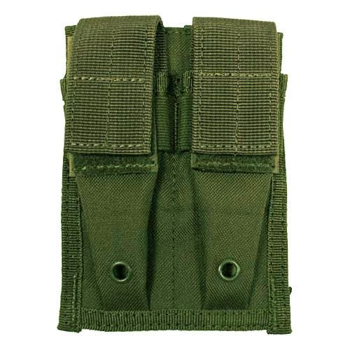 MFH Double 9mm Magazine Pouch Small MOLLE Olive