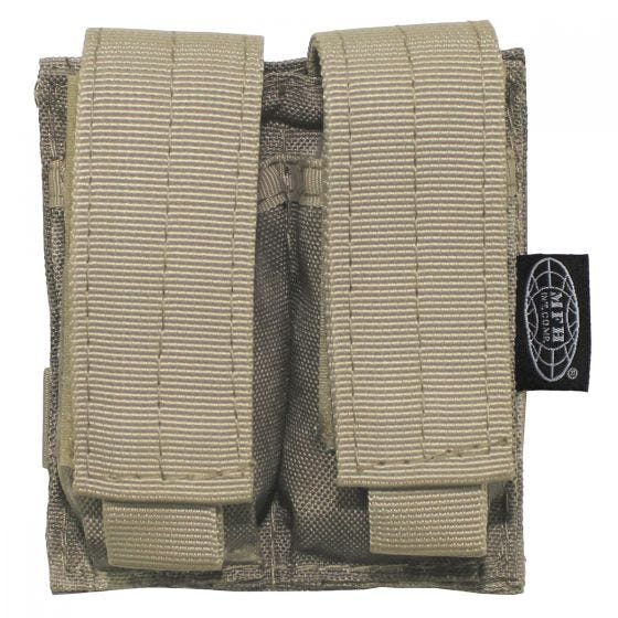 MFH Double 9mm Magazine Pouch Small MOLLE HDT Camo AU