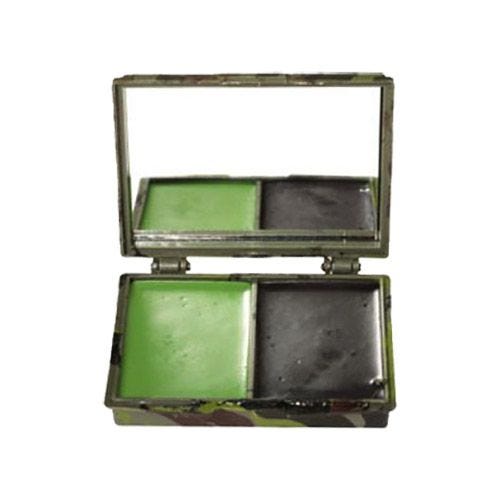 Mil-Tec Camo Face Paint 2 Colours with Mirror Woodland