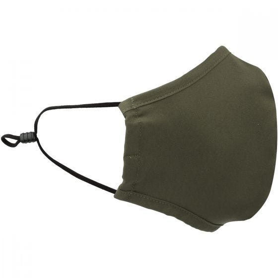 Mil-Tec Mouth/Nose Cover Wide Shape Elastic Olive