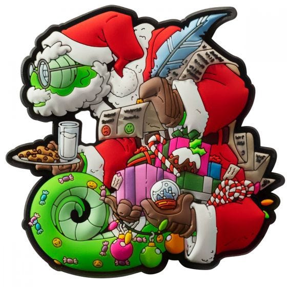 Patchlab Chameleon Christmas Patch Red / Green