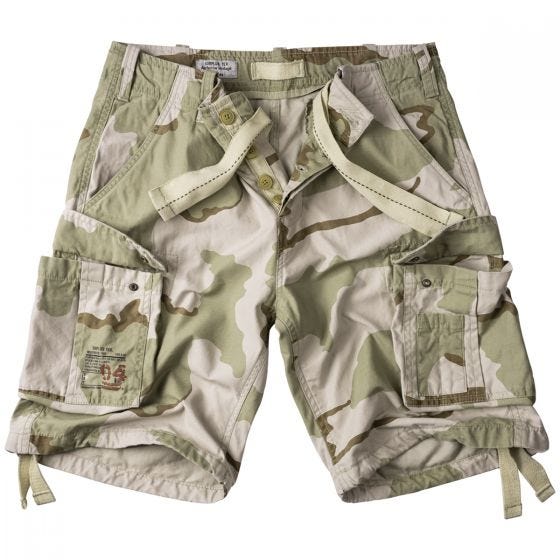 Surplus Airborne Vintage Shorts 3-Colour Desert