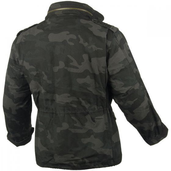 Surplus M65 Regiment Jacket Black Camo