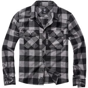 Brandit Check Shirt Black / Charcoal Grey