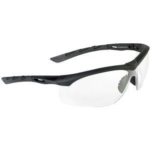 Swiss Eye Lancer Sunglasses - Clear Lens / Black Rubber Frame