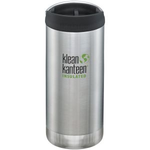 Klean Kanteen TKWide 355ml Insulated Bottle Cafe Cap Brushed Stainless