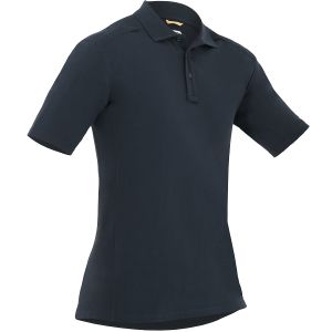 First Tactical Men's Cotton Short Sleeve Polo with Pen Pocket Midnight Navy