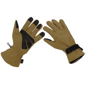 MFH Softshell Gloves Coyote Tan
