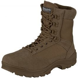 Men's tactical online boots with zipper