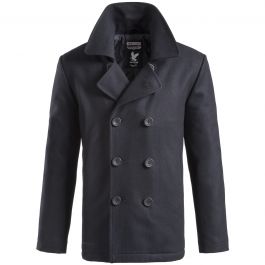 Navy military peacoat cheap
