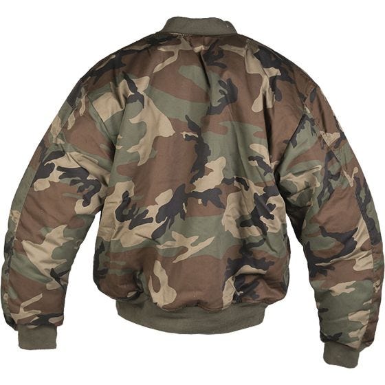 Mil-Tec MA-1 Flight Jacket Woodland