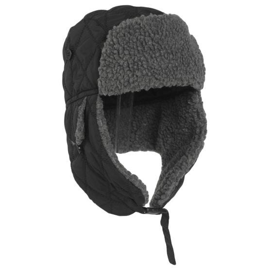 Mil-Tec Winter Hat Faux Fur Black