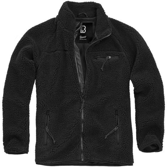 Brandit Teddyfleece Jacket Black