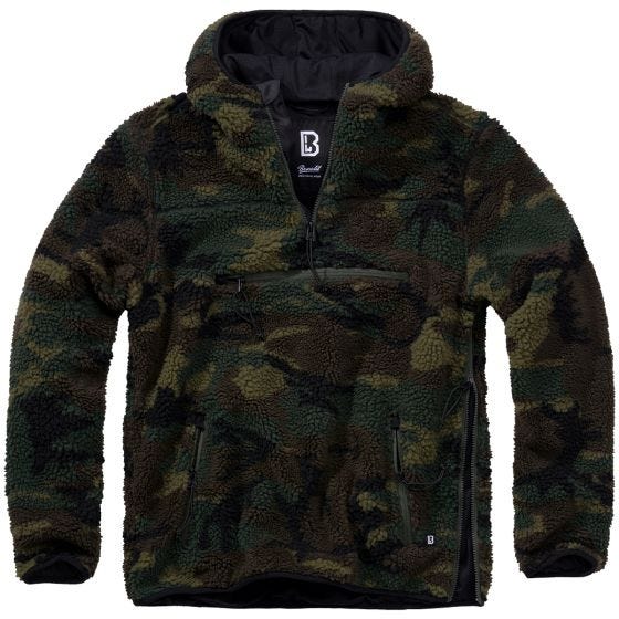 Brandit Teddyfleece Worker Pullover Woodland