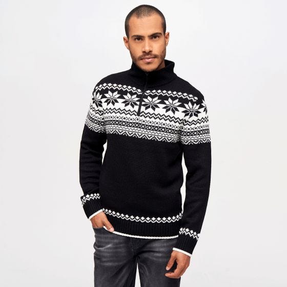 Brandit Troyer Norweger Pullover Black