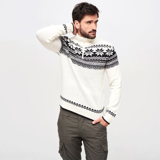 Brandit Troyer Norweger Pullover White