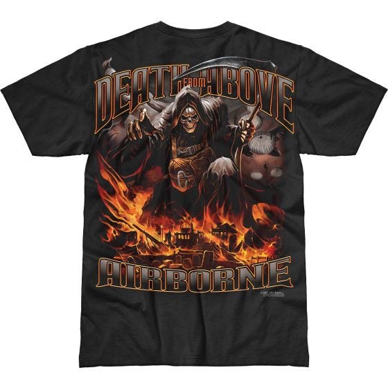 7.62 Design Airborne Death From Above Battlespace T-Shirt Black