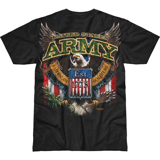 7.62 Design Army Fighting Eagle Battlespace T-Shirt Black
