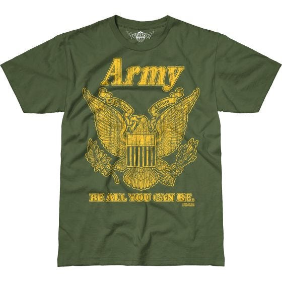 7.62 Design Army Retro Battlespace T-Shirt Military Green