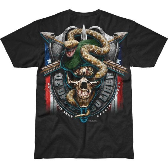 7.62 Design Army Special Forces Green Beret Battlespace T-Shirt Black