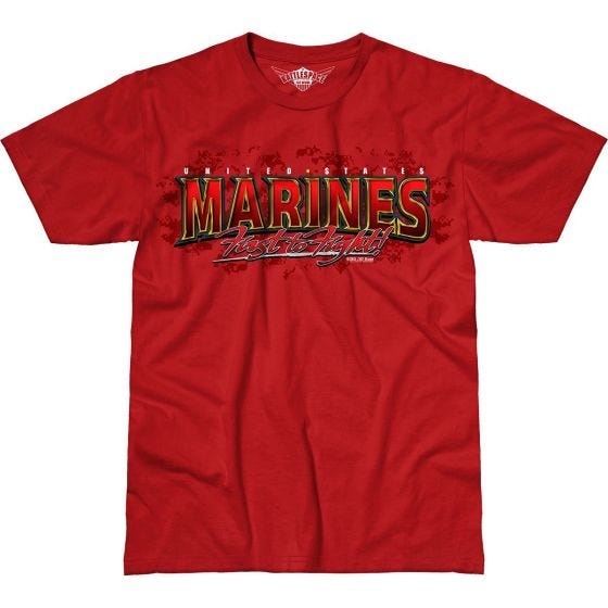 7.62 Design USMC Eagle, Globe & Anchor Battlespace T-Shirt Scarlet