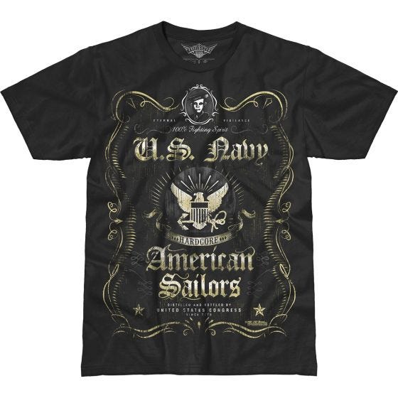 7.62 Design USN Fighting Spirit Battlespace T-Shirt Black
