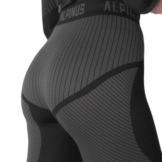 Alpinus Women Active Base Layer Leggings Black-Grey