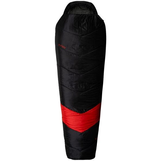 Alpinus Classic 1250 (Right) Sleeping Bag Black/Red