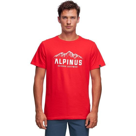 Alpinus Men's Mountains Active T-Shirt Red