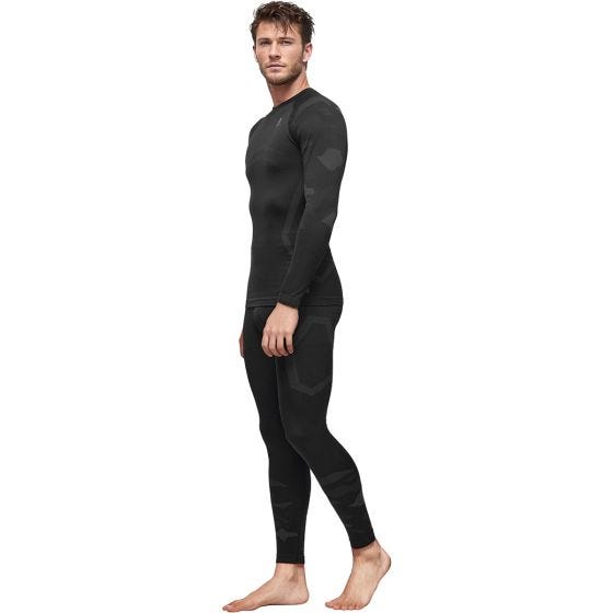 Alpinus Men's Outdoor IDRE Thermoactive Base Layer Set Black