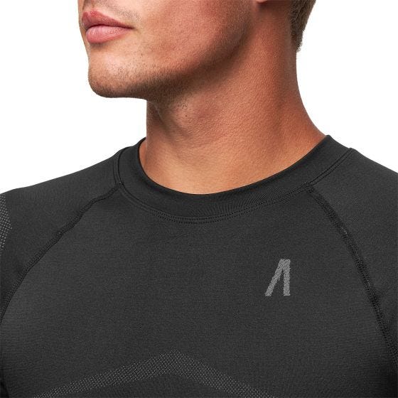 Alpinus Men's Outdoor IDRE Thermoactive Base Layer Set Black