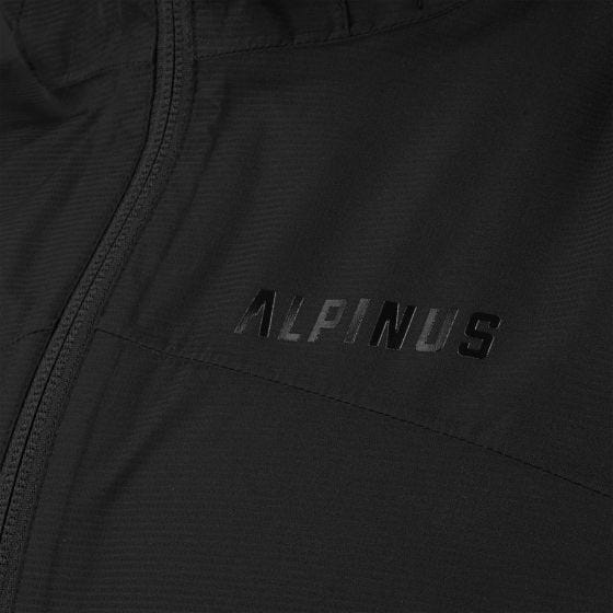 Alpinus Men's Carniche 15K Tactical Waterproof Hardshell Jacket Black
