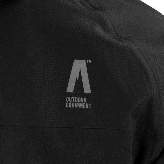 Alpinus Men's Carniche 15K Tactical Waterproof Hardshell Jacket Black