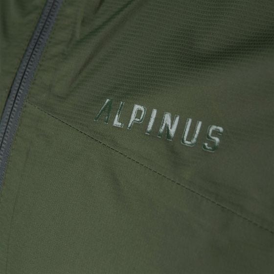 Alpinus Men's Carniche 15K Tactical Waterproof Hardshell Jacket Green