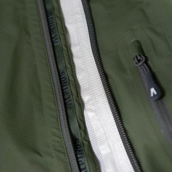 Alpinus Men's Carniche 15K Tactical Waterproof Hardshell Jacket Green