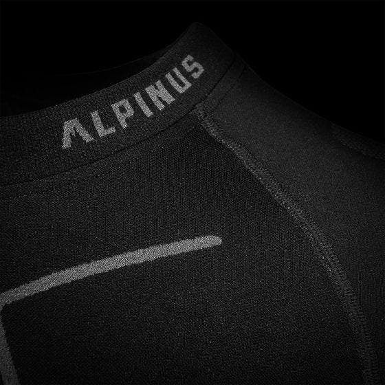 Alpinus Men's Tactical Thermoactive Base Layer Set Black/Grey